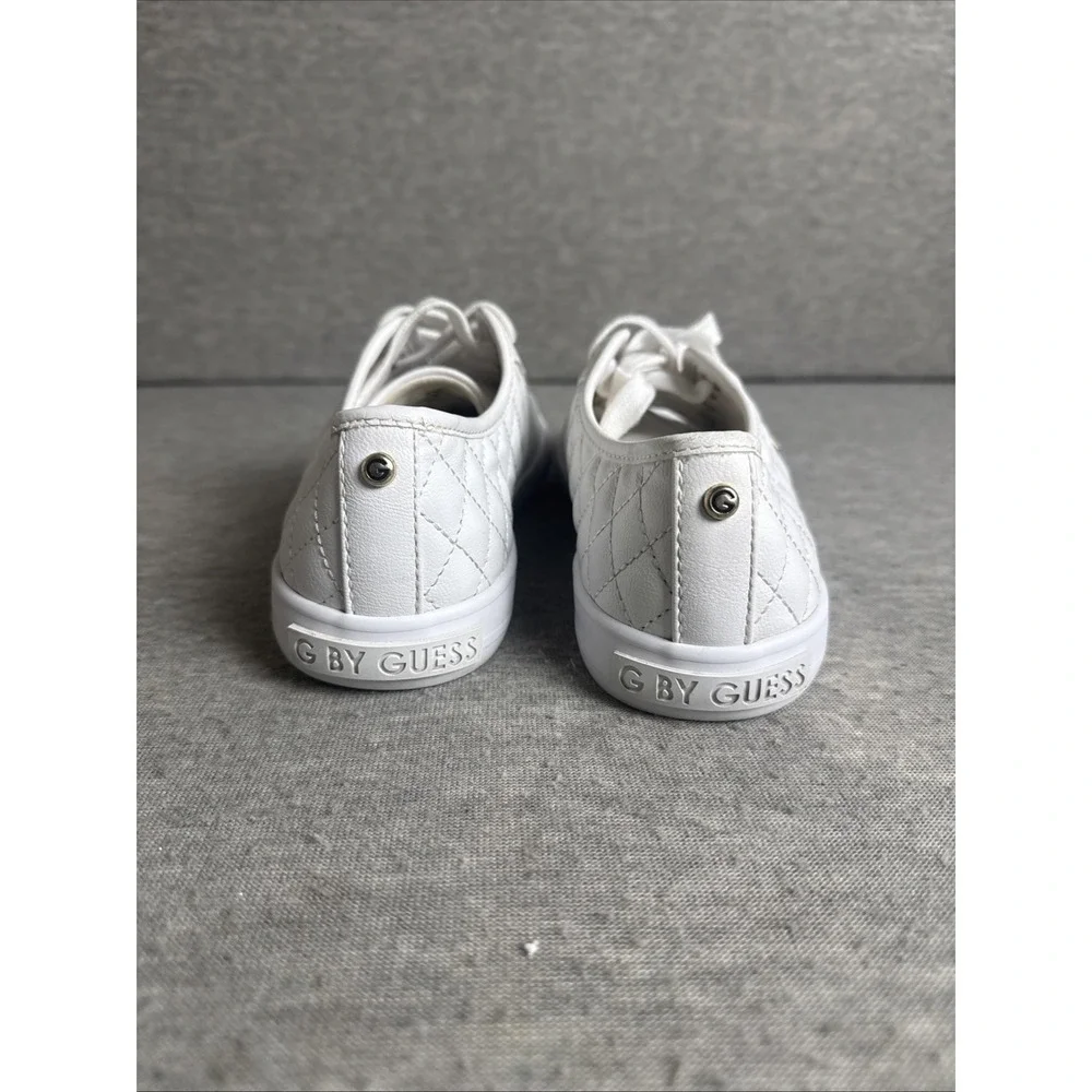 G By Guess GGoadie2-M Womens White Quilted Designer Sneakers Size 8.5M - Picture 5 of 11